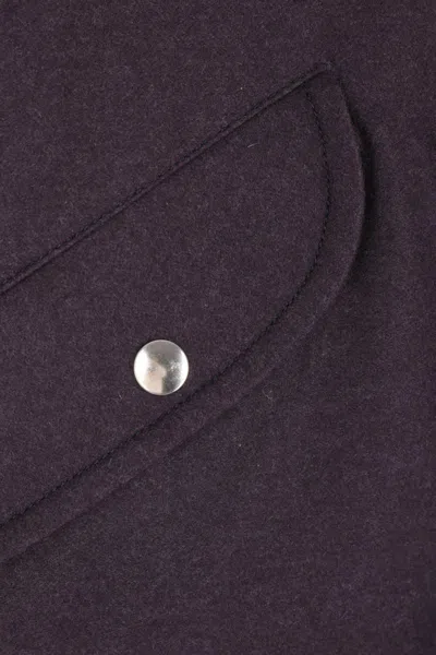 Magliano Padded Bomber Vest In Purple