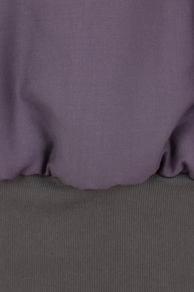 Magliano Oversized Padded Parka Coat In Purple