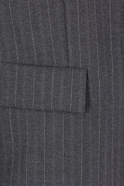 Magliano Pinstripe Single Breasted Jacket In Black