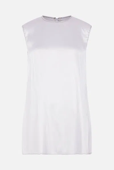 Niccolò Pasqualetti Classic Tunic With Relaxed Fit And Round Neckline In White