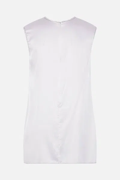 Niccolò Pasqualetti Classic Tunic With Relaxed Fit And Round Neckline In White