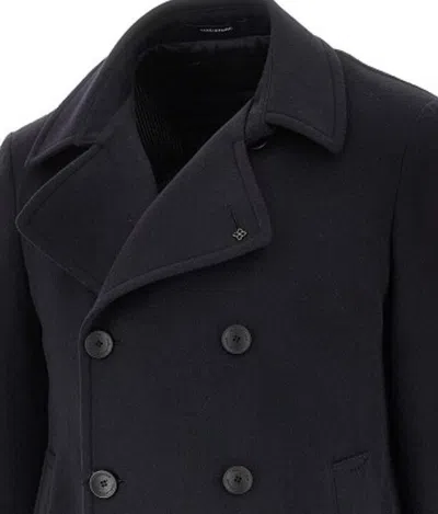 Tagliatore Coats In Blue
