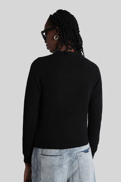 Diesel M-areesa-slim Knitwear In Black Wool In Black