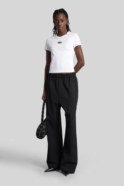 Diesel P-yrite Pants In Black Polyester In Black