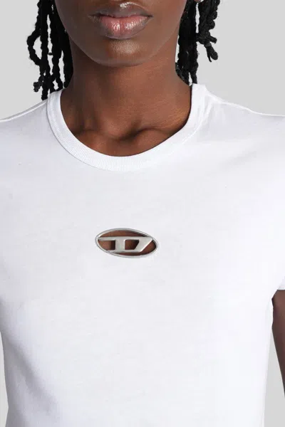 Diesel T-uncutite T-shirt In White