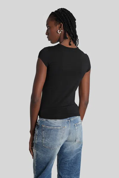 Diesel T-angie Cotton T-shirt In Black