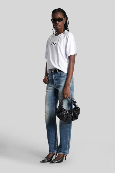 Diesel 1988 D-ark Jeans In Blue Cotton In Blue