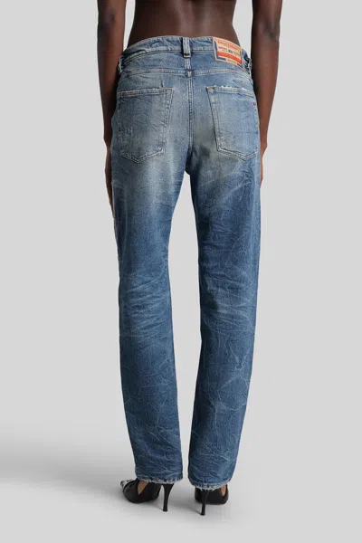 Diesel 1988 D-ark Jeans In Blue Cotton In Blue