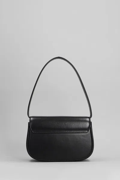 Diesel 1dr Shoulder Bag In Black Leather In Black