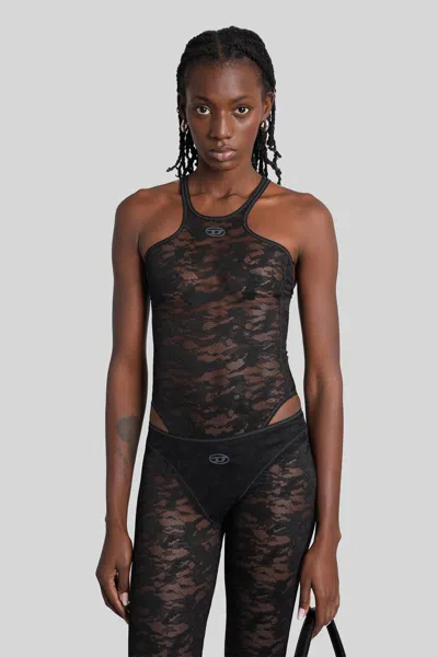 Diesel Christie-utlt Body In Black Polyester In Black
