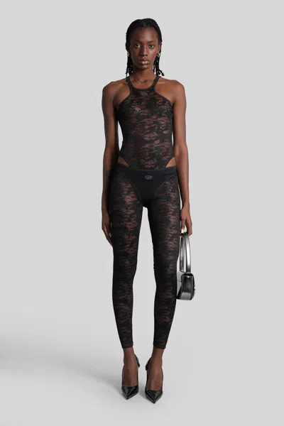 Diesel Christie-utlt Body In Black Polyester In Black