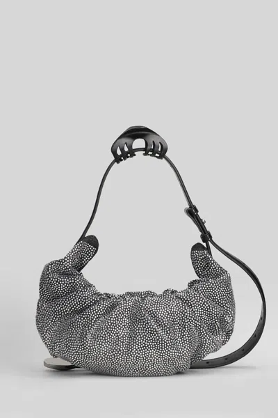 Diesel Grab-b 2.0 Shoulder Bag In Silver