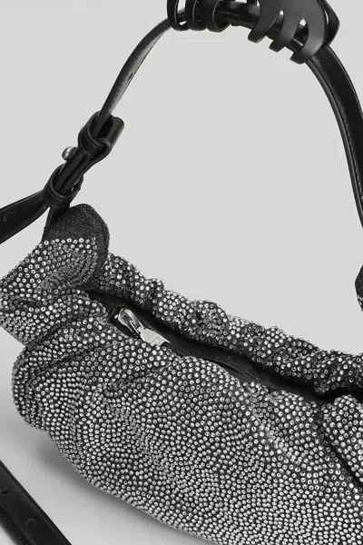 Diesel Grab-b 2.0 Shoulder Bag In Silver