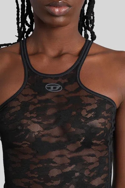 Diesel Christie-utlt Body In Black Polyester In Black