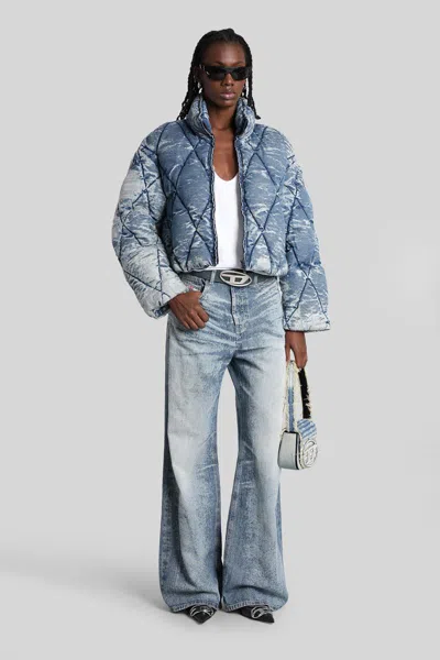 Diesel White Cotton Blend Tank Top Women In White