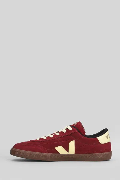 Veja Paneka Suede Sneakers Grenat Sun Bark In Red
