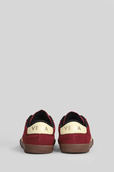 Veja Paneka Suede Sneakers Grenat Sun Bark In Red