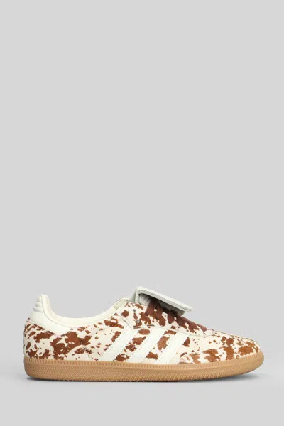 Adidas Originals Samba Lt Leather Sneakers In Animal Print