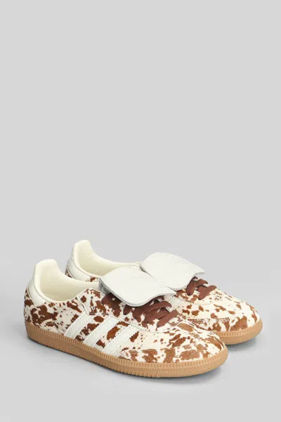 Adidas Originals Samba Lt Leather Sneakers In Animal Print