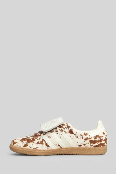 Adidas Originals Samba Lt Leather Sneakers In Animal Print