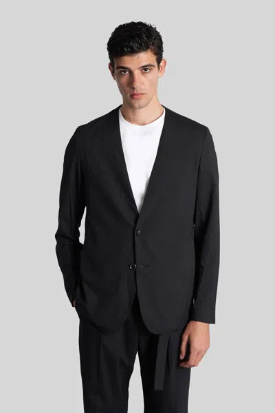 Attachment Blazer In Black Polyester In Black