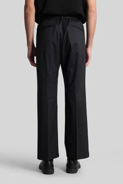 Attachment Pants In Black Polyester In Black