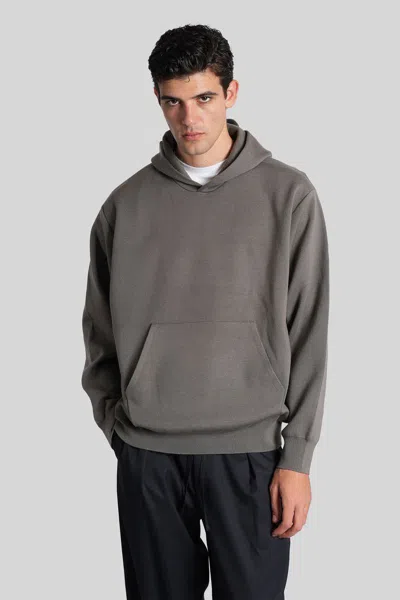 Attachment Sweatshirt In Grey Wool In Gray