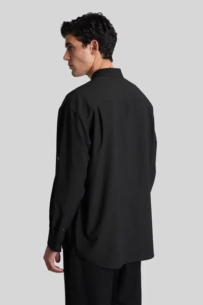 Attachment Hook Detail Shirt In Black