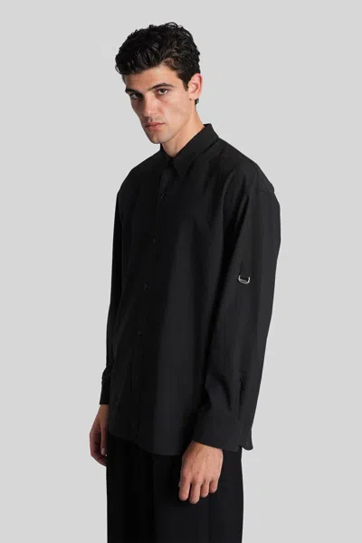Attachment Hook Detail Shirt In Black