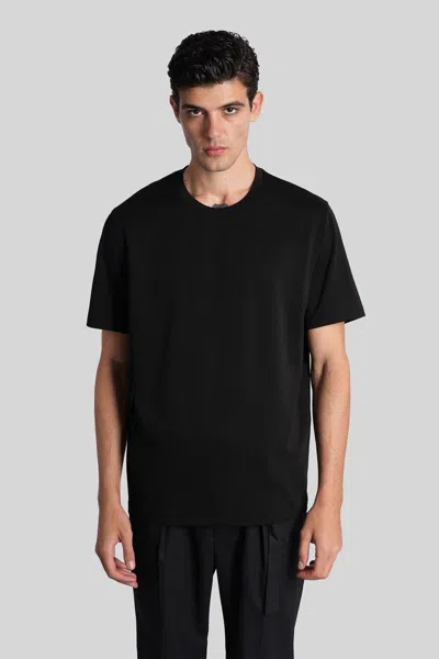 Attachment Cotton T-shirt In Black