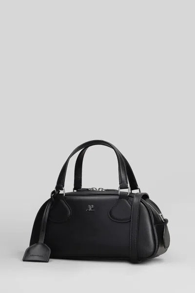 Courrèges Friday Bag Shoulder Bag In Black Leather In Black