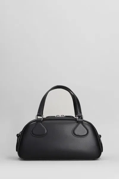 Courrèges Friday Bag Shoulder Bag In Black Leather In Black