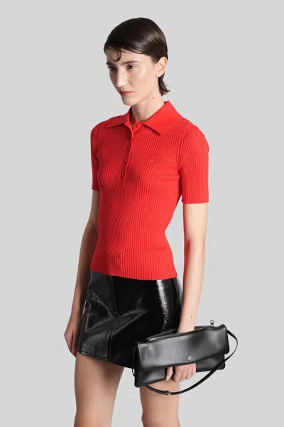Courrèges Polo In Red