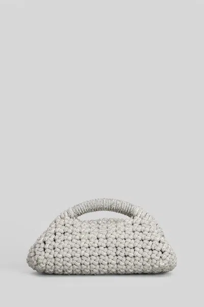 Hibourama Olivia Mini Clutch In Silver
