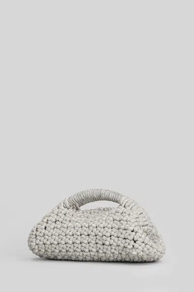 Hibourama Olivia Mini Clutch In Silver