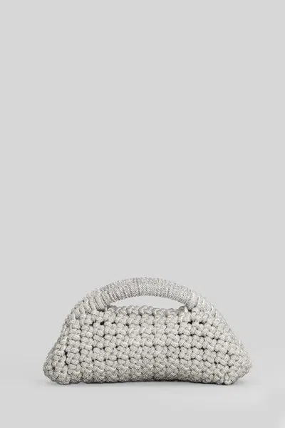 Hibourama Olivia Mini Clutch In Silver