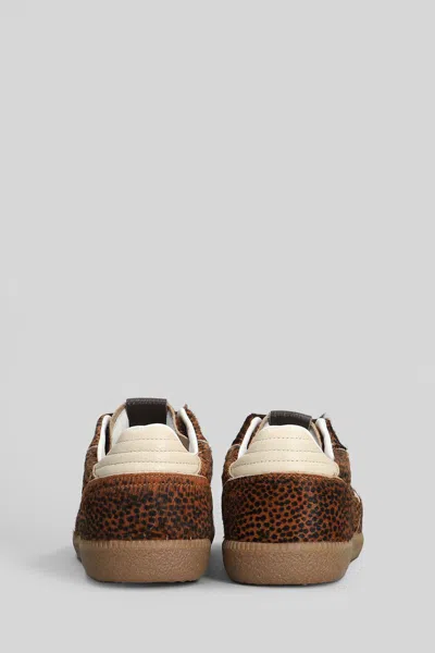 Alohas Womens Tb.490 Leopard-print Leather Low-top Trainers Soft Ta In Multi