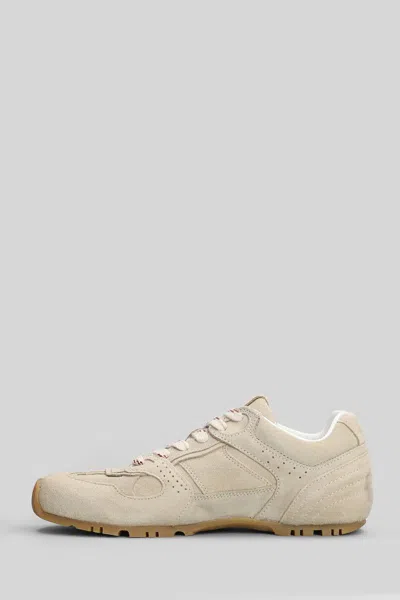 Alohas Tb.56 Low-top Suede Sneakers In Nude