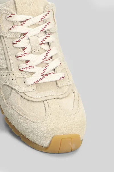 Alohas Tb.56 Low-top Suede Sneakers In Nude