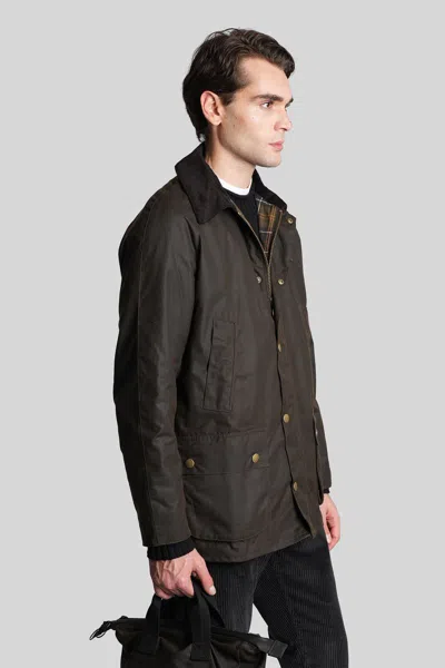 Barbour Ashby Wax Casual Jacket In Brown Cotton In Brown
