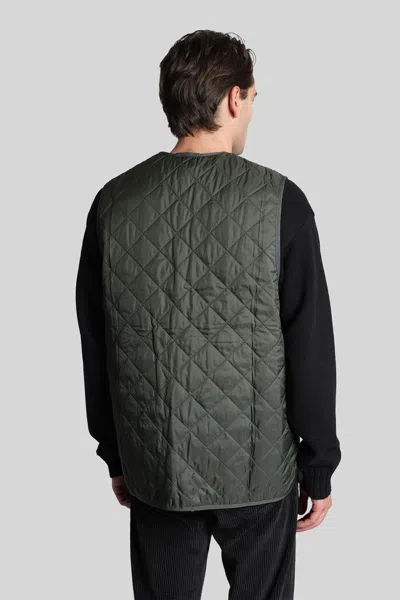 Barbour Quilted Waistcoat Vest In Green