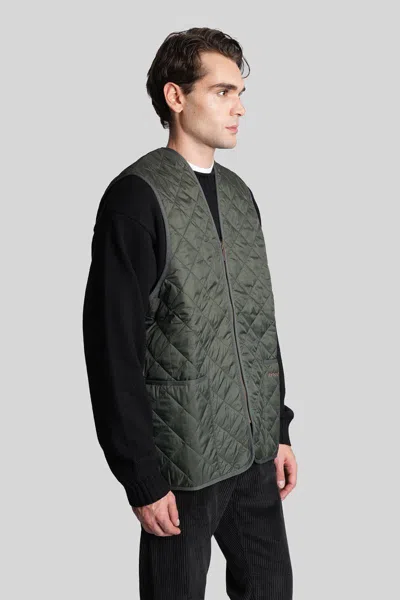 Barbour Quilted Waistcoat Vest In Green