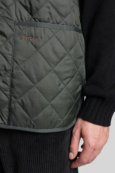 Barbour Quilted Waistcoat Vest In Green