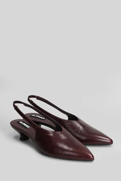 Alohas Eros Pumps In Red