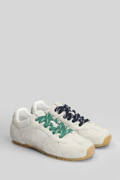 Alohas Tb.56 Fuzzy Suede Sneakers In Gray