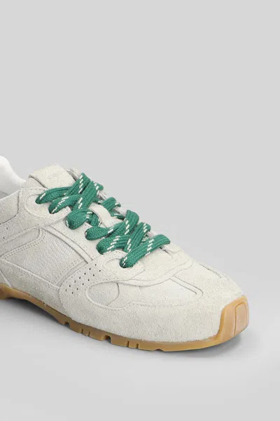 Alohas Tb.56 Fuzzy Suede Sneakers In Gray