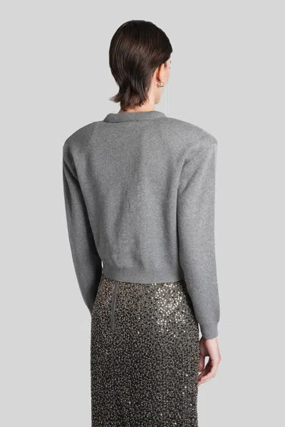 Rotate Birger Christensen Cardigan In Gray
