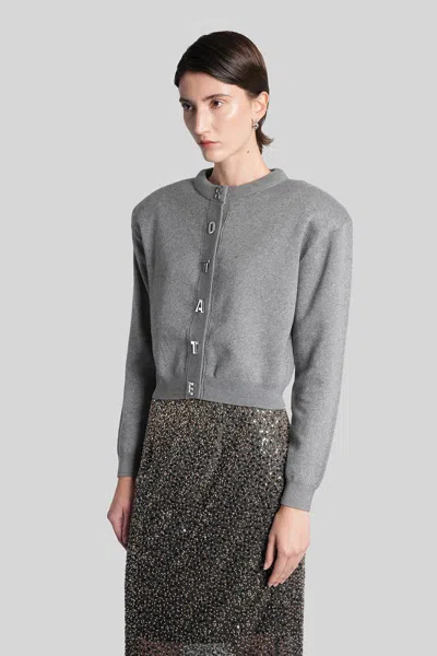 Rotate Birger Christensen Cardigan In Gray