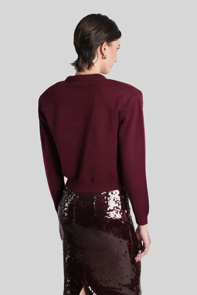 Rotate Birger Christensen Cardigan In Red