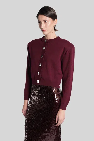 Rotate Birger Christensen Cardigan In Red